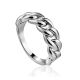 Chain Design Silver Ring The ICONIC, Ring Size: 8 / 18, image 