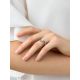 Текстурное тройное кольцо из серебра Liquid, Ring Size: 7 / 17.5, image , picture 3