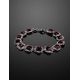Amber Silver Link Bracelet The Lisbon, image , picture 2