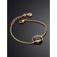 Chic Gilded Silver Amber Chain Bracelet The Monaco, Length: 16, image , picture 2