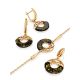 Chic Gold Plated Silver Amber Chain Bracelet, Length: 16, image , picture 4