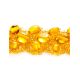 Lemon Amber Braided Bracelet With Glass Beads The Fable, image , picture 3