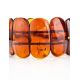 Cognac Amber Stretch Bracelet, image , picture 3