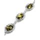 Fabulous Green Amber Bracelet In Sterling Silver The Florence, image , picture 3