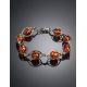 Link Amber Bracelet In Sterling Silver The Algeria, image , picture 2