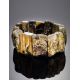 Bold Amber Stretch Bracelet The Volcano, image , picture 2
