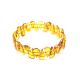 Bright Amber Flat Beaded Bracelet, image , picture 2