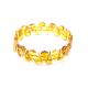 Bright Amber Flat Beaded Bracelet, image , picture 4