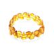 Luminous Amber Flat Beaded Bracelet, image , picture 2