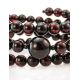 Dark Cherry Amber Wrap Bracelet The Ariadna, image , picture 2