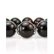 Bold Dark Amber Ball Beaded Bracelet The Ariadna, image , picture 2