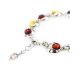 Amber Link Bracelet In Sterling Silver The Orion, image , picture 4