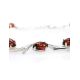 Cherry Amber Bracelet In Sterling Silver The Verbena, image , picture 3