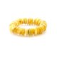 Honey Amber Designer Stretch Bracelet, image , picture 4