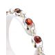 Amber Link Bracelet In Sterling Silver The Orion, image , picture 2