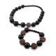Designer Amber And Metal Beaded Bracelet The Ariadna, image , picture 5