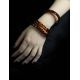Cognac Amber Stretch Bracelet, image , picture 2