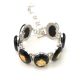 Link Amber Bracelet In Sterling Silver The Panther, image , picture 5