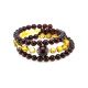 Multicolor Amber Wrap Bracelet The Ariadna, image , picture 3