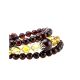 Multicolor Amber Wrap Bracelet The Ariadna, image , picture 2