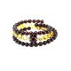 Multicolor Amber Wrap Bracelet The Ariadna, image , picture 5