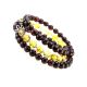 Multicolor Amber Wrap Bracelet The Ariadna, image , picture 6