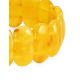 High Polished Honey Amber Elastic Bracelet, image , picture 4