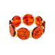 Two Toned Amber Stretch Bracelet, image , picture 3