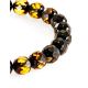 Faceted Green Amber Beaded Bracelet, Length: 17, image , picture 3
