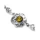 Fabulous Silver Link Bracelet With Green Amber The Tivoli, image , picture 3