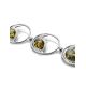 Impressive Green Amber Link Bracelet In Sterling Silver The Eagles, image , picture 3