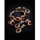 Link Amber Bracelet In Gold Plated Silver The Ellas, image , picture 4