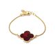 Trendy Gilded Silver Amber Chain Bracelet The Monaco, Length: 16, image , picture 3