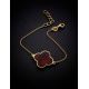 Trendy Gilded Silver Amber Chain Bracelet The Monaco, Length: 16, image , picture 2