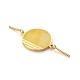 Gold-Plated Bracelet With Honey Amber The Monaco, image , picture 4