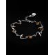 Link Amber Bracelet In Sterling Silver The Leia, image , picture 2