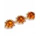 Link Amber Bracelet In Gold Plated Silver The Aster, image , picture 3