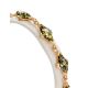 Golden Link Bracelet With Green Amber The Colombina, image , picture 3