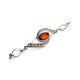 Link Amber Bracelet In Sterling Silver With Crystals The Raphael, image , picture 4