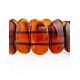 Cognac Amber Stretch Bracelet, image , picture 3