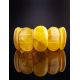 Honey Amber Elastic Bracelet, image , picture 2