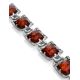 Cherry Amber Link Bracelet In Sterling Silver The Hermitage, image , picture 4
