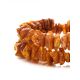 Raw Cognac Amber Twisted Bracelet, image , picture 3