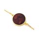Chain Amber Bracelet In Gold Plated Silver The Monaco, image , picture 3