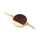 Gold-Plated Chain Bracelet With Cherry Amber The Monaco, image , picture 5