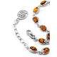 Link Amber Bracelet In Sterling Silver The Astrid, image , picture 4