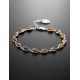 Link Amber Bracelet In Sterling Silver The Astrid, image , picture 2