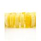 High Polished Honey Amber Beaded Stretch Bracelet, image , picture 3