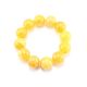Butterscotch Amber Ball Beaded Bracelet, image , picture 4