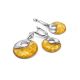 Luminous Lemon Amber Round Pendant The Sunrise, image , picture 4